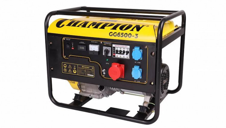 Бензогенератор Champion GG6500-3